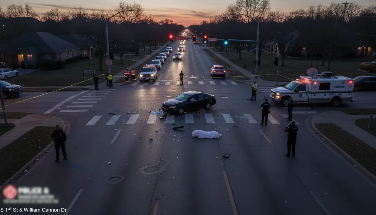 1 dead after crash involving pedestrian in South Austin