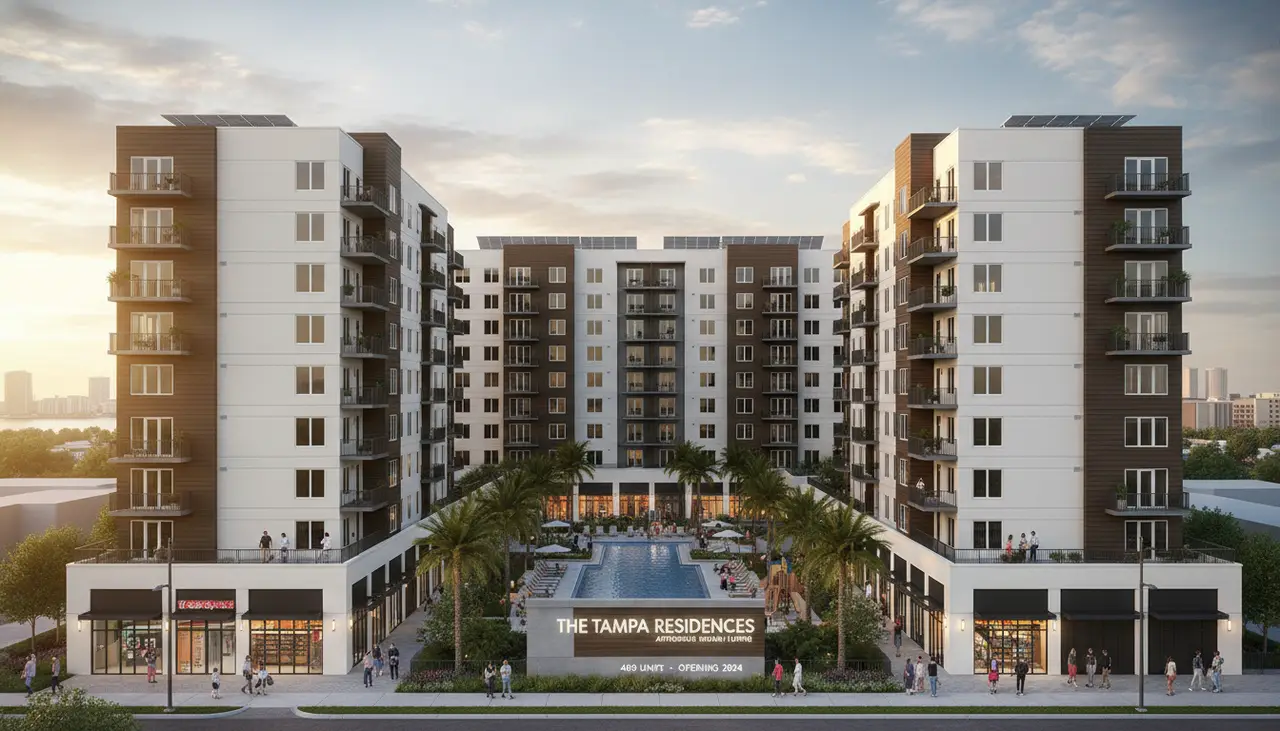 $63M housing complex in Tampa delivers nearly 400 affordable units