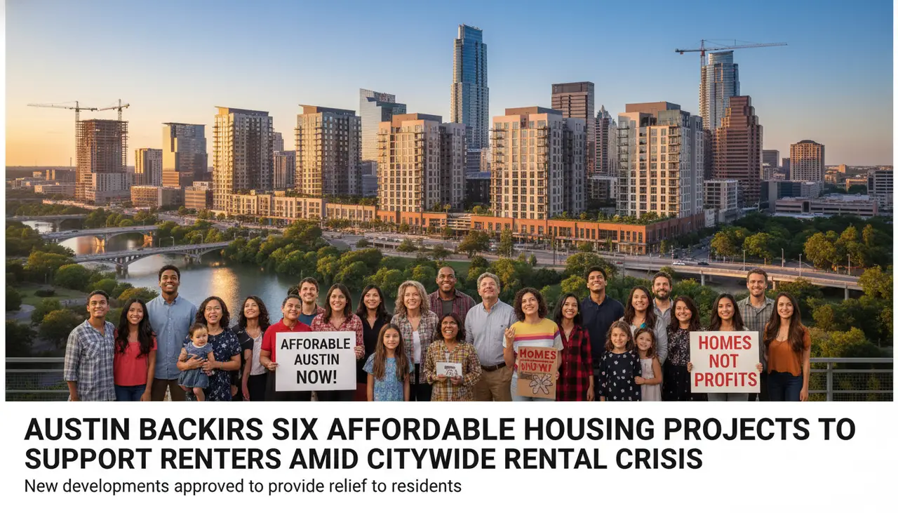 Austin backs six affordable housing projects to support renters amid citywide rental crisis