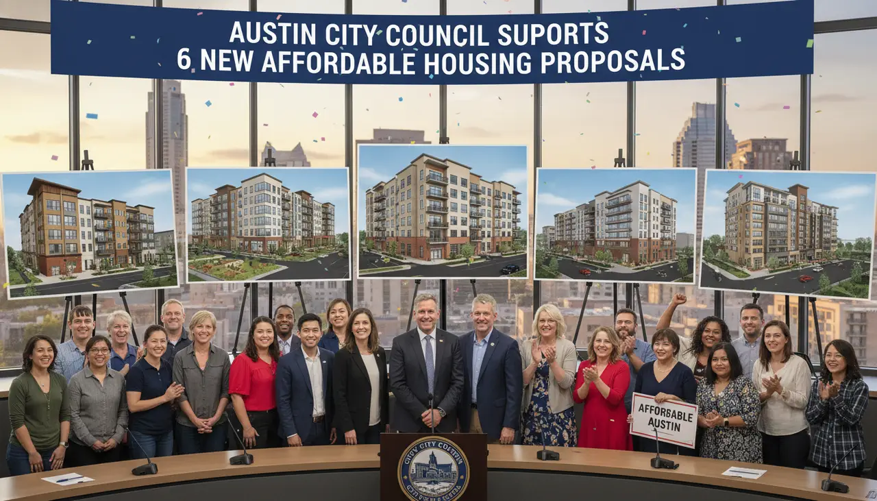 Austin City Council supports 6 new affordable housing proposals