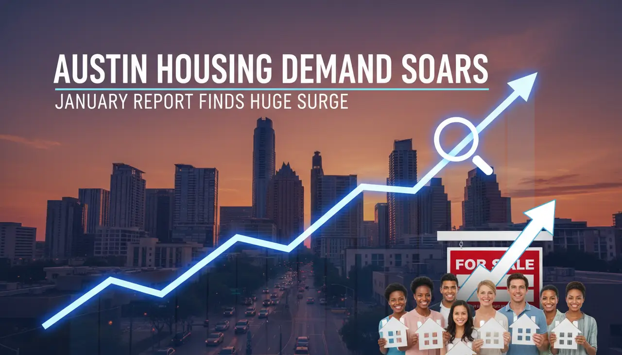 Austin housing market saw demand surge in January, report finds