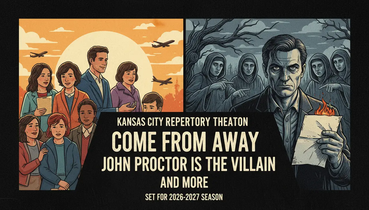 COME FROM AWAY, JOHN PROCTOR IS THE VILLAIN and More Set for Kansas City Repertory Theatre 2026-2027 Season
