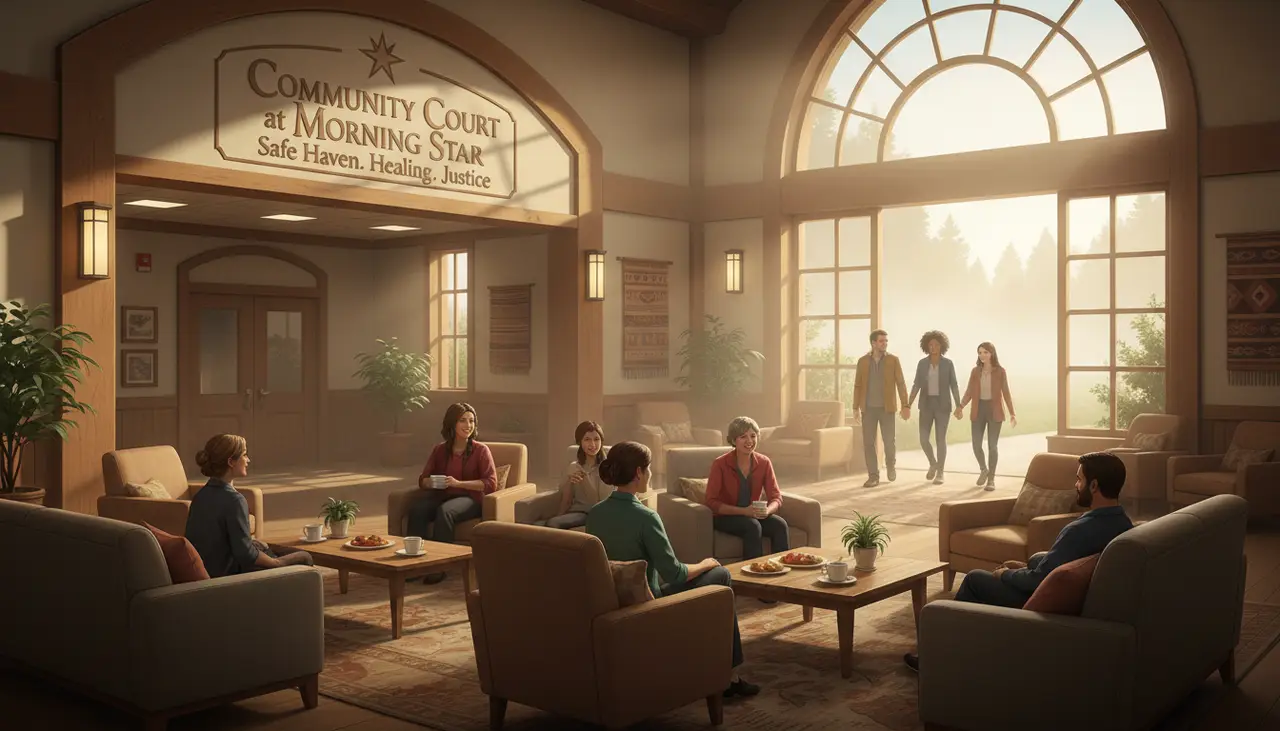 Community Court at Morning Star offers safe haven for people frightened by justice system