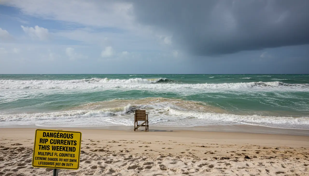 Dangerous Rip Currents Forecast This Weekend For Multiple FL Counties
