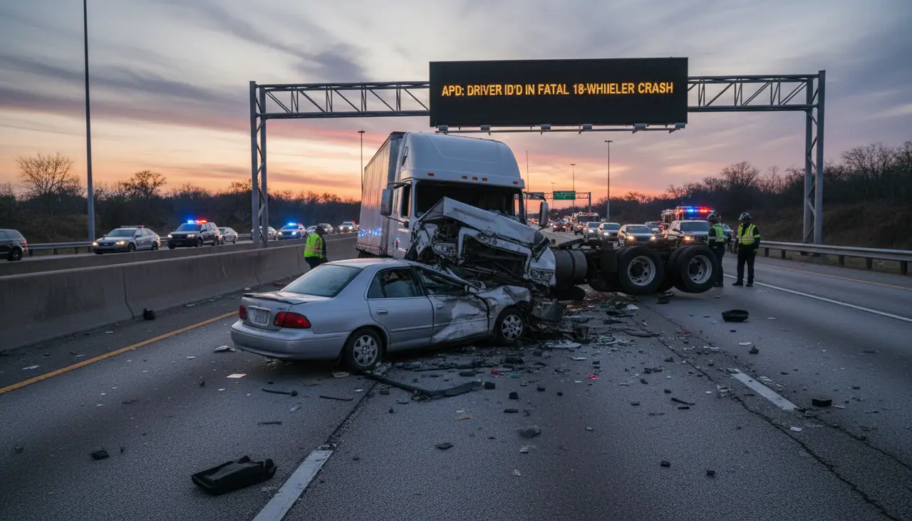 Driver killed in weekend crash involving 18-wheeler identified by APD