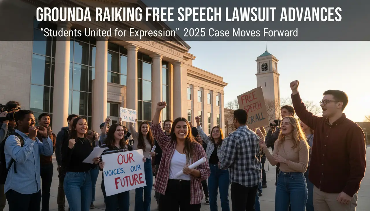 Free speech lawsuit filed in 2025 by students advances in court
