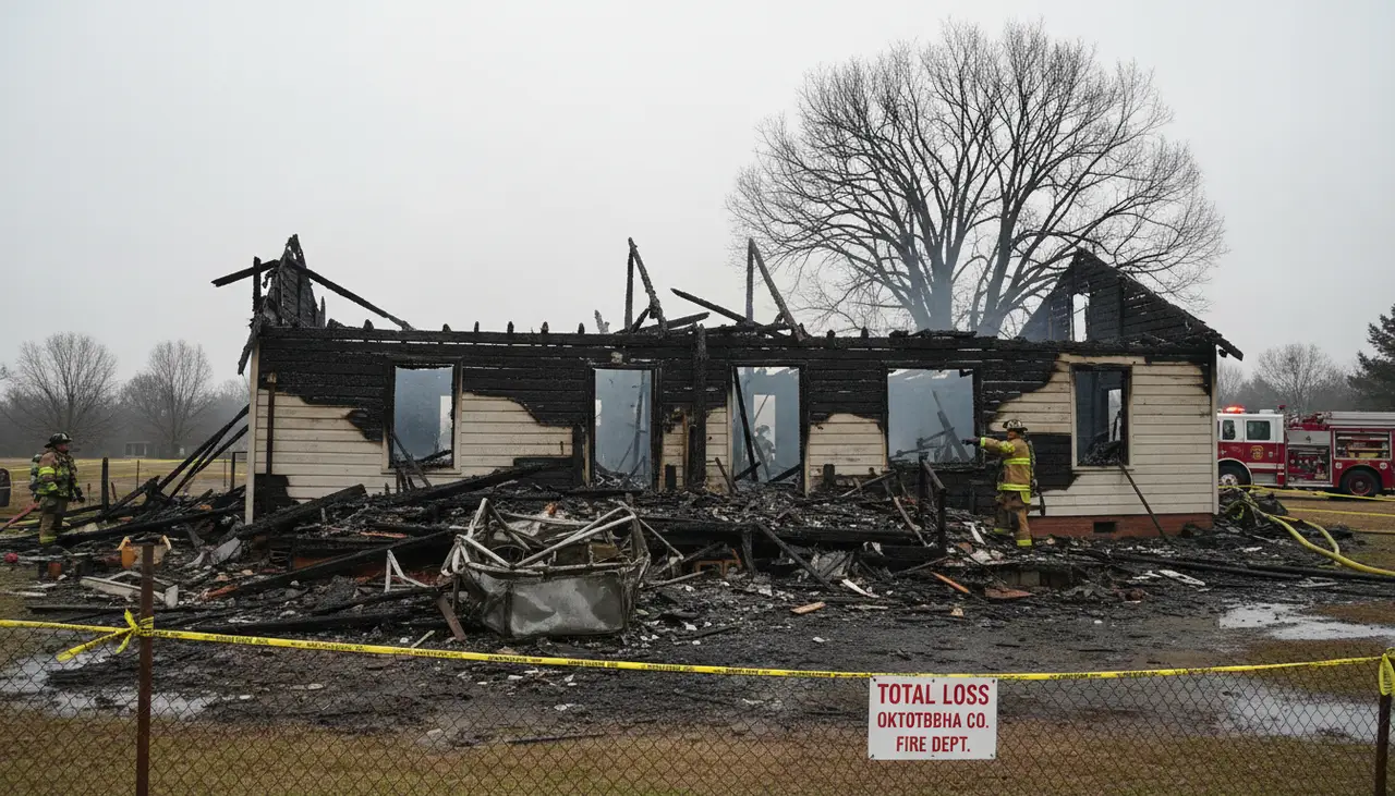 Home ruled a total loss after a fire in Oktibbeha Co.