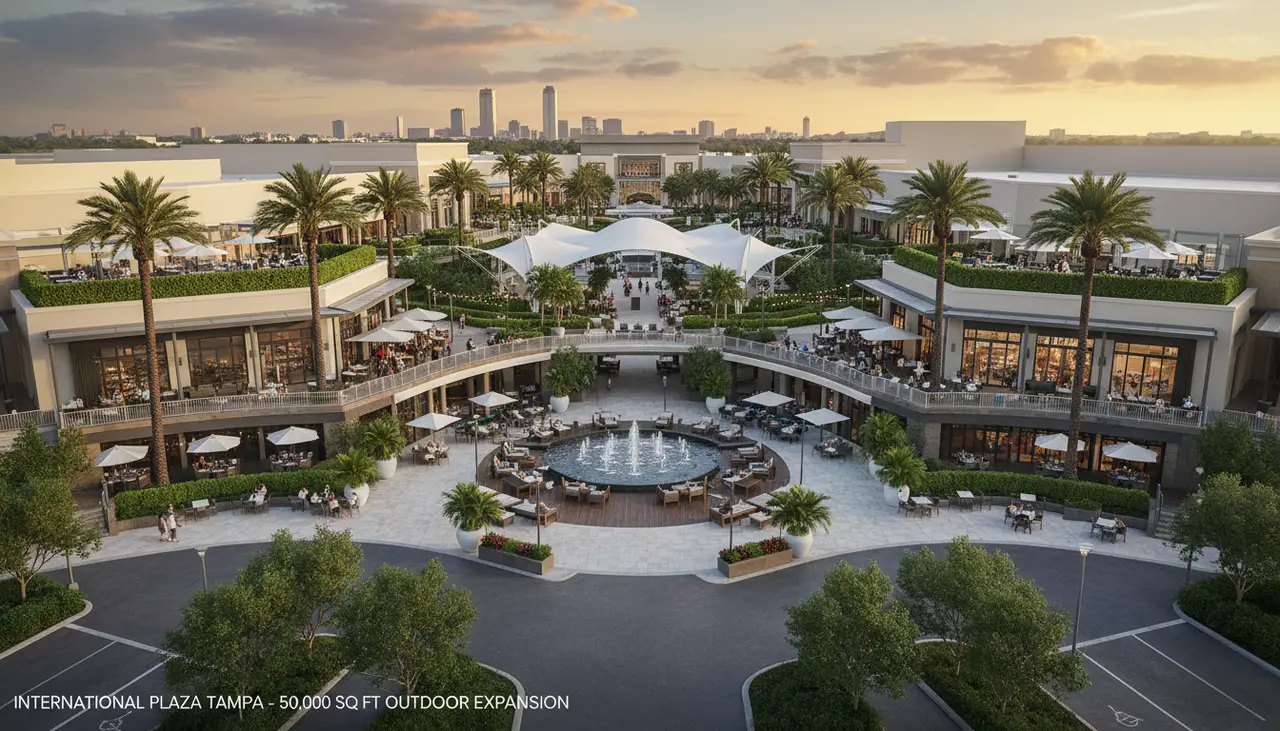 International Plaza Tampa redevelopment plans include 50,000-sq-ft outdoor expansion