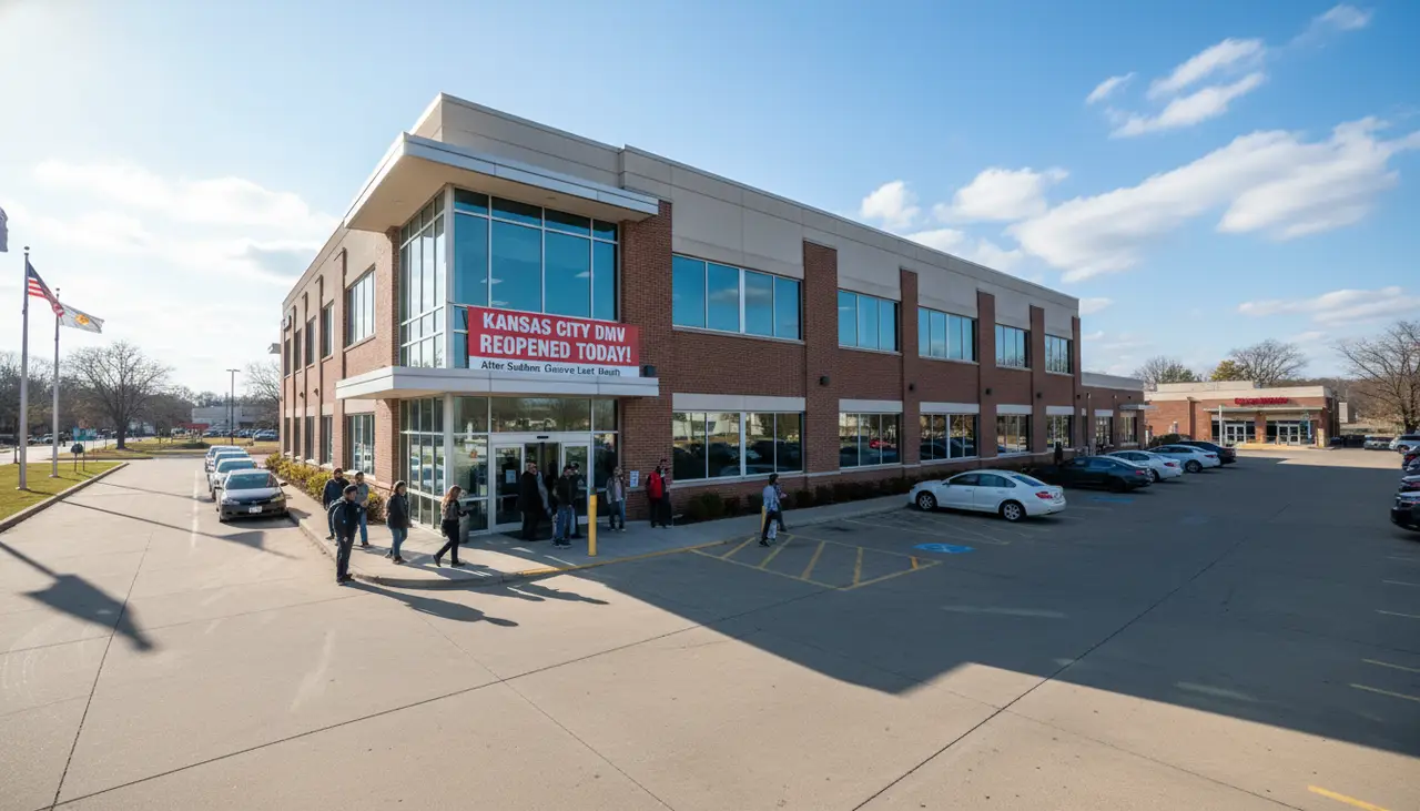 Kansas City DMV reopens after sudden closure last month