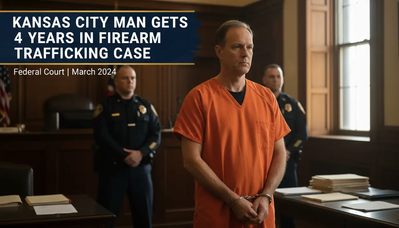 Kansas City man gets 4 years in firearm trafficking case