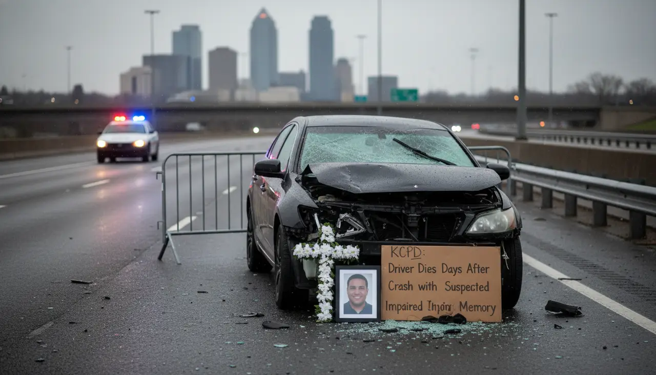 KCPD: Driver dies days after crash with suspected impaired driver