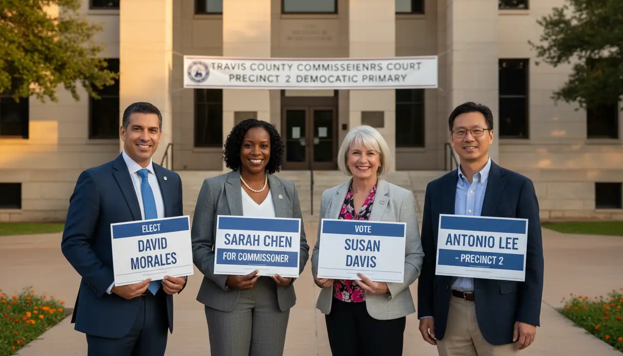 Meet the four Democrats running for Travis County Commissioners Court Precinct 2