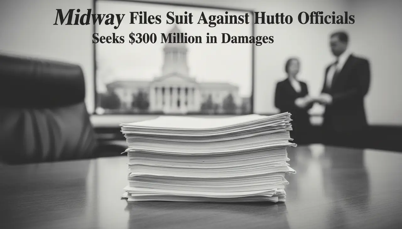 Midway files suit against Hutto officials, seeks $300 million in damages