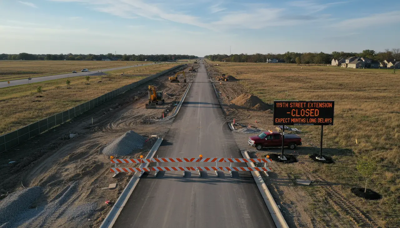 Months long closure expected for 119th Street extension project in Olathe