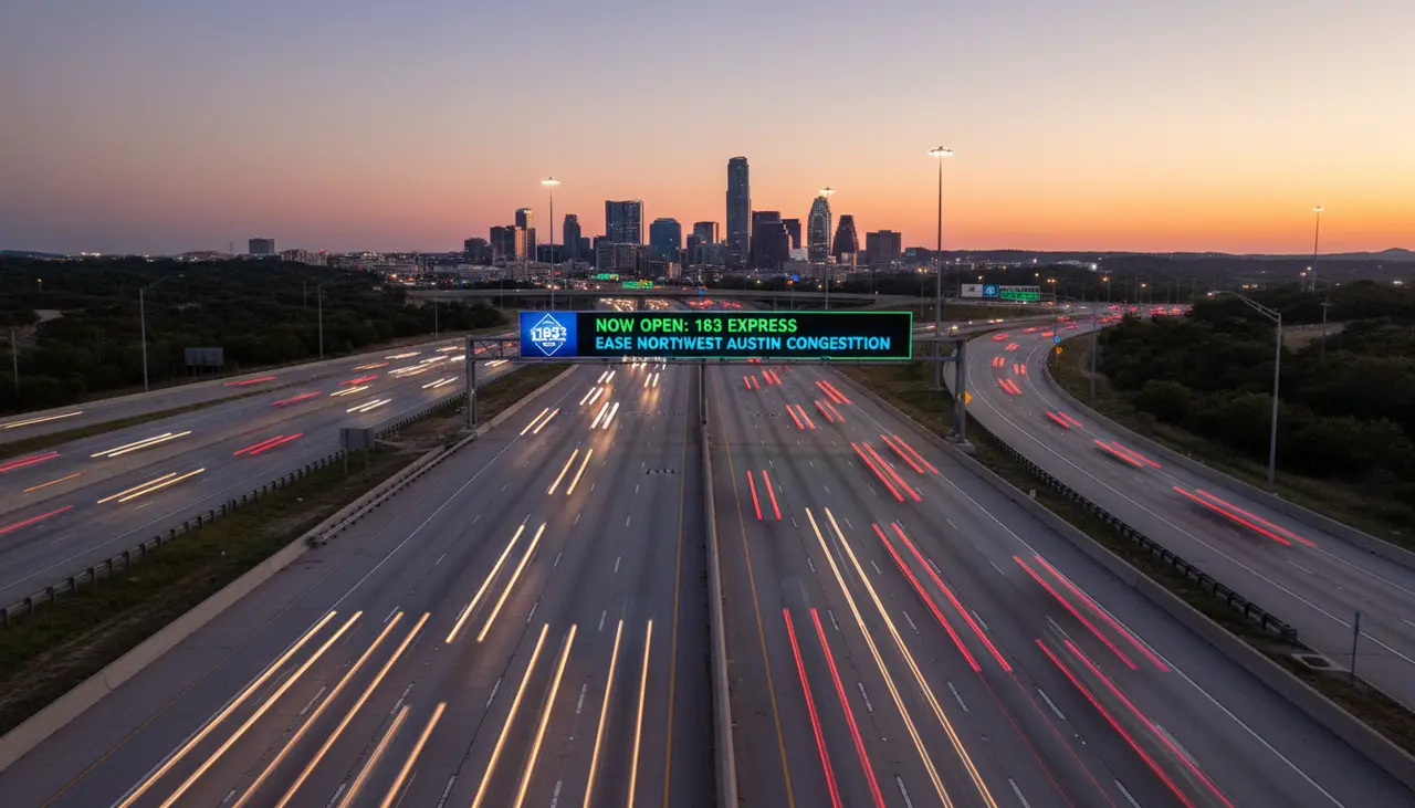 Now open: New 183 express lanes ease Northwest Austin congestion