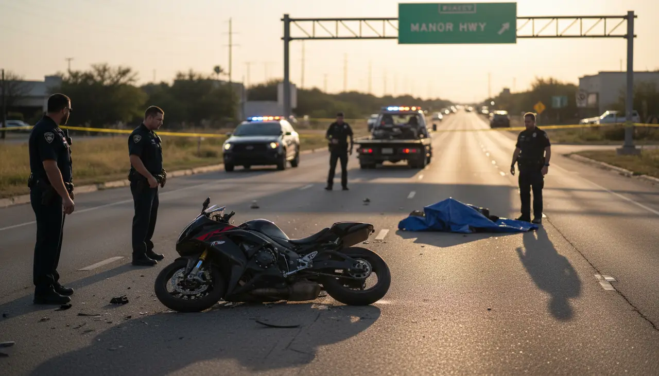 One person dead after motorcycle crash in NE Austin near Manor