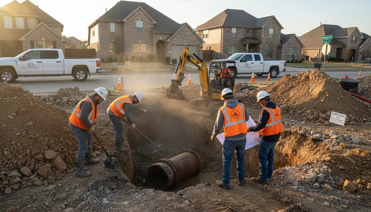 Public Works working to repair water outage caused by main break in Leander