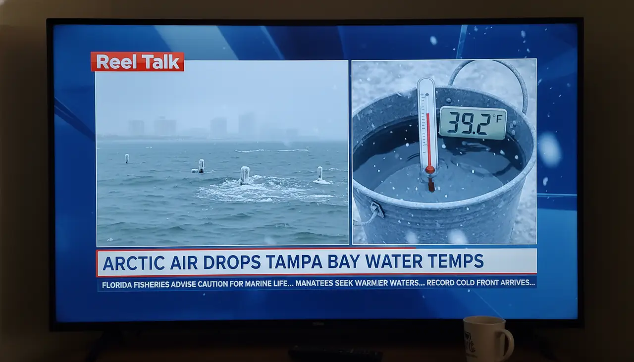 Reel Talk: Arctic air drops Tampa Bay water temps