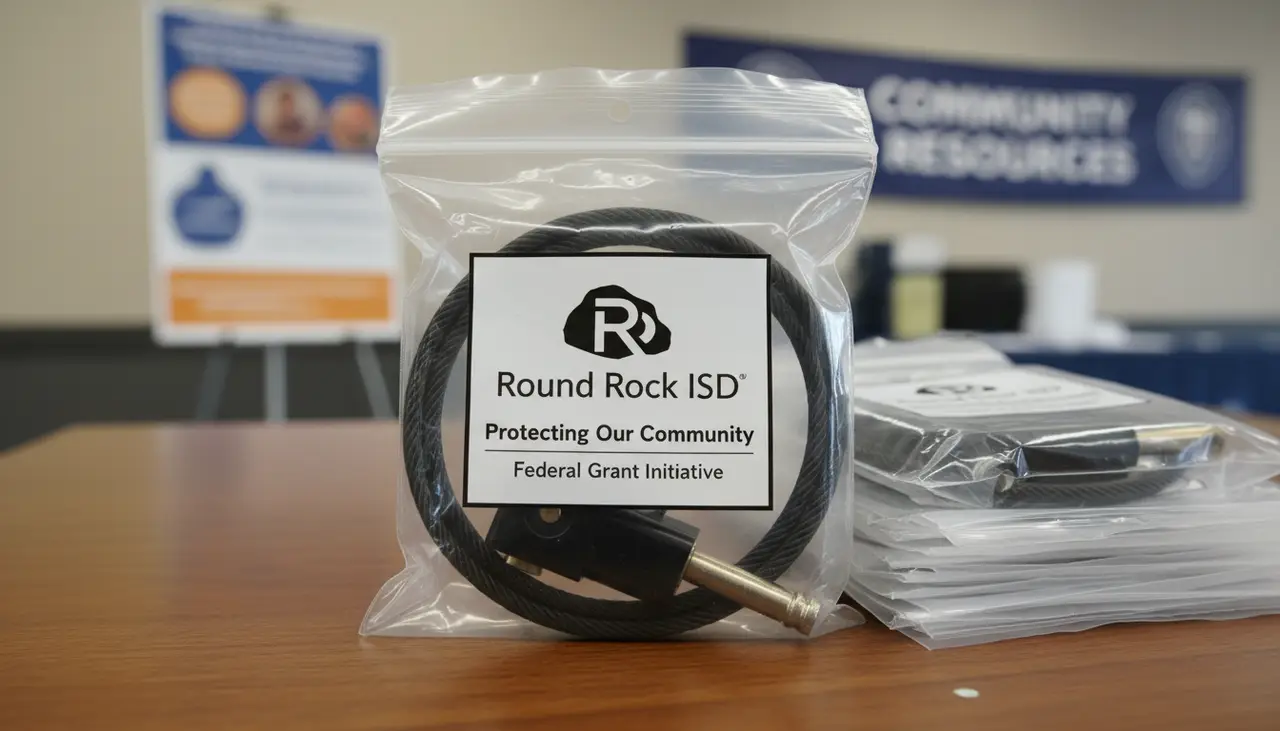 Round Rock ISD provides firearm locks to community members through federal grant