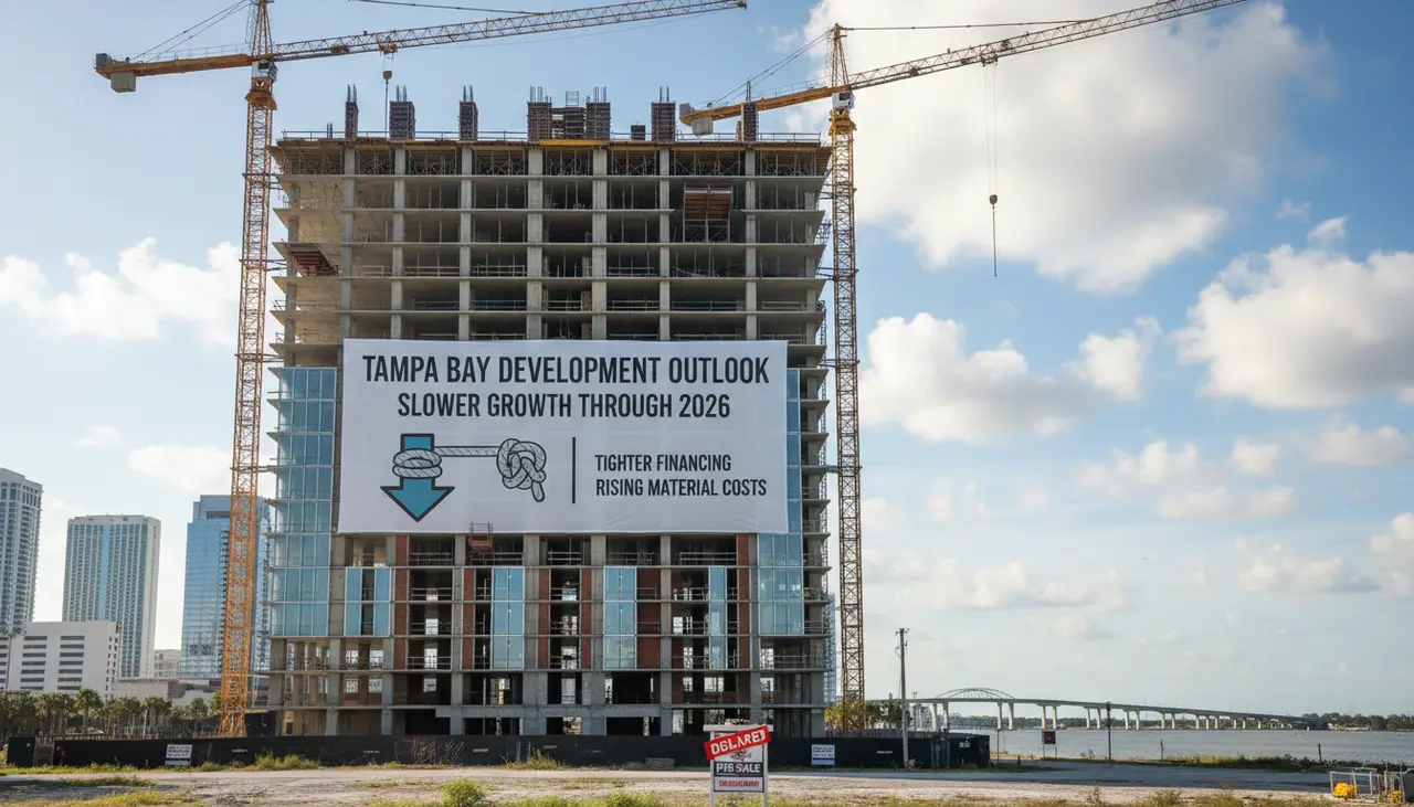 Tampa Bay development slows as costs tighten through 2026
