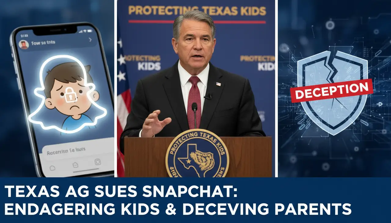 Texas AG Kex Paxton sues Snapchat, accuses app of endangering kids and deceiving parents