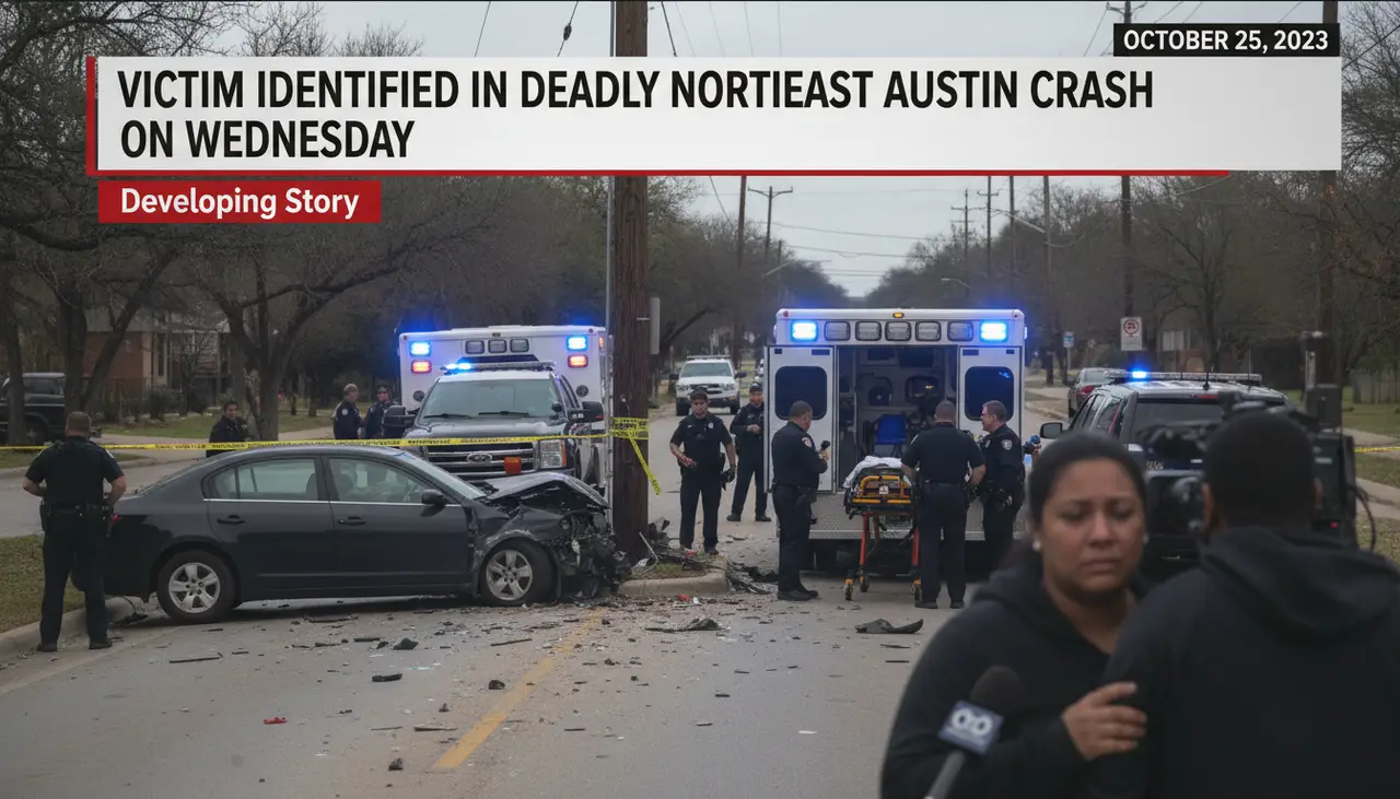 Victim identified in deadly northeast Austin crash on Wednesday